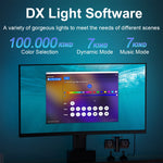 bande lumière led multicolore moderne adhésive contrôleur usb synchronisation d'affichage ramadan événements