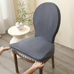 housse chaise jacquard spandex polyester motif géométrique opaque classique mariage banquet cuisine