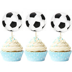 décorations cupcakes football blanc noir moderne festives tringles occasion anniversaire noël saint valentin halloween