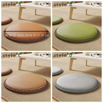 coussin sol moderne vert gris beige tissé mousse pe polyester coton
