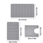 tapis absorbant salle bain polyester gris beige noir adhésif moderne simple chambre lavable machine