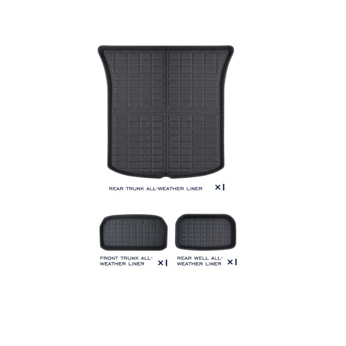 tapis sol voiture tesla noir texture micro perforée moderne