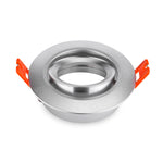 Spot LED réglable moderne blanc noir encastré clips orange adaptable halogène LED