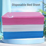 draps lit jetables unis rose blanc bleu opaques modernes 80x180cm 120x180cm