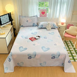 drap lit coton motif animal géométrique moderne gris clair rose pâle