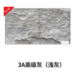 décoration murale moderne pierre naturelle gris foncé 30x30cm fixations invisibles