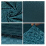 Détail du tissage jacquard de la housse pour appui-tête