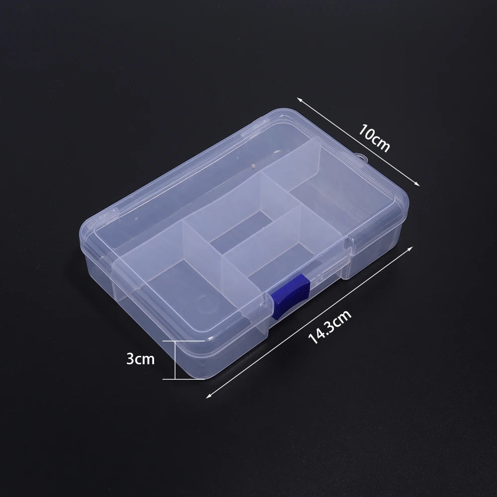 boîtes rangement bijoux transparentes modernes compartimentées clips portables voyage commercial