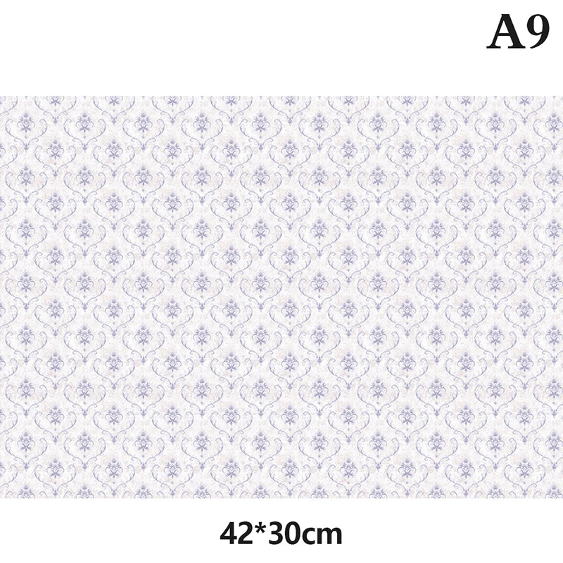 papier peint autocollant miniature maison fleurs motifs baroques classique romantique animaux nature transport fantaisie