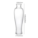 vases transparents modernes minimalistes arrangements floraux table zen