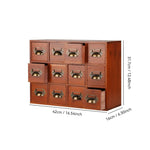 meuble industriel vintage tiroirs bois marron poignées dorées rangement décoration salon