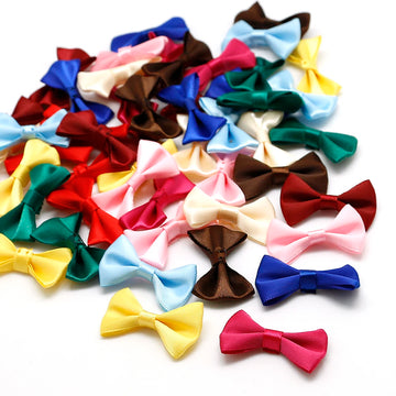 petits nœuds papillon satin multicolores décoration mariage accessoires couture artisanale