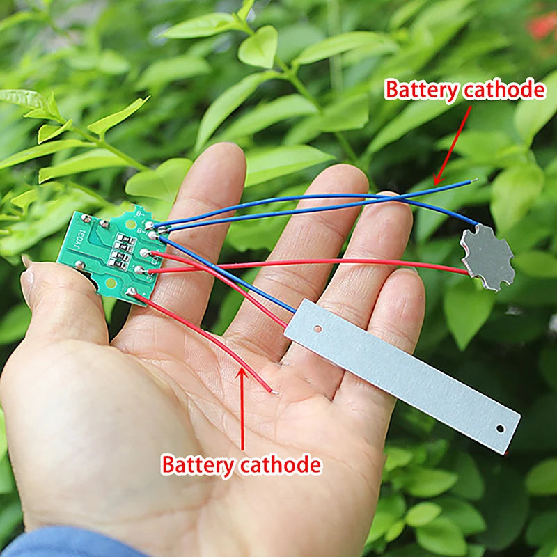 panneau led double blanc noir vert bleu rouge électronique compact câbles bouton