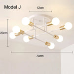 plafonnier led or noir moderne éclairage quotidien contemporain chambre salonSuspens fer flux lumineux minimaliste
