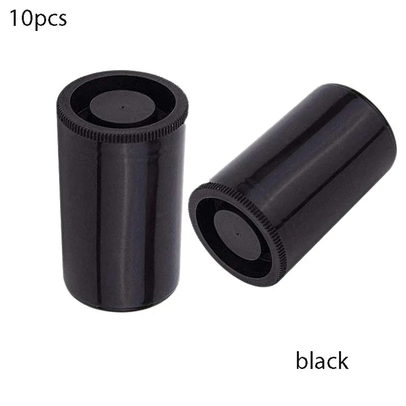 boîtes rangement bouteilles transparentes blanc noir réutilisables films accessoires modernes
