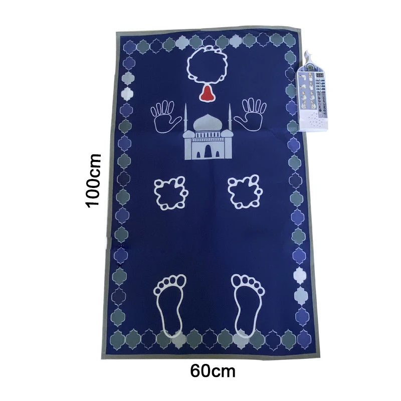 tapis interactif éducatif moderne enfants illustrations paysages symboles couleur rose bleu vert jaune