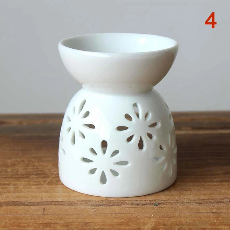 diffuseur huiles essentielles blanc motif floral minimaliste artisanal chambre decoration erotique