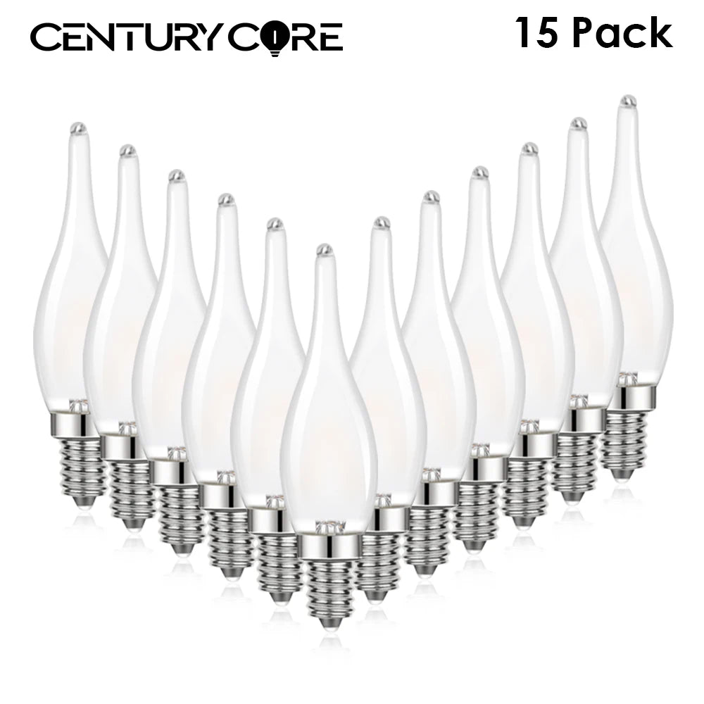 ampoule led transparente blanche 2700k e12 e14 25000h 360deg lumiere moderne salon