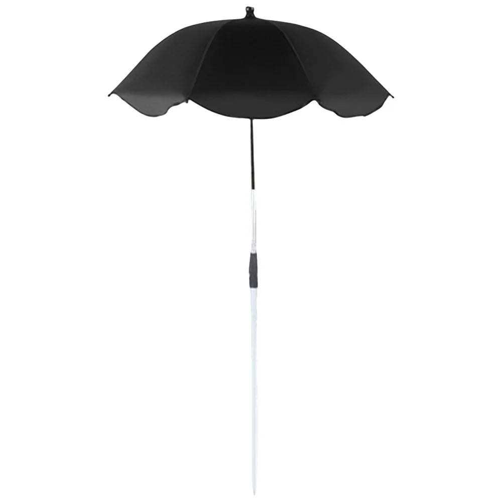 parasol télescopique plantes réglable 65cm protection uv noir bleu rose rouge vert orange violet