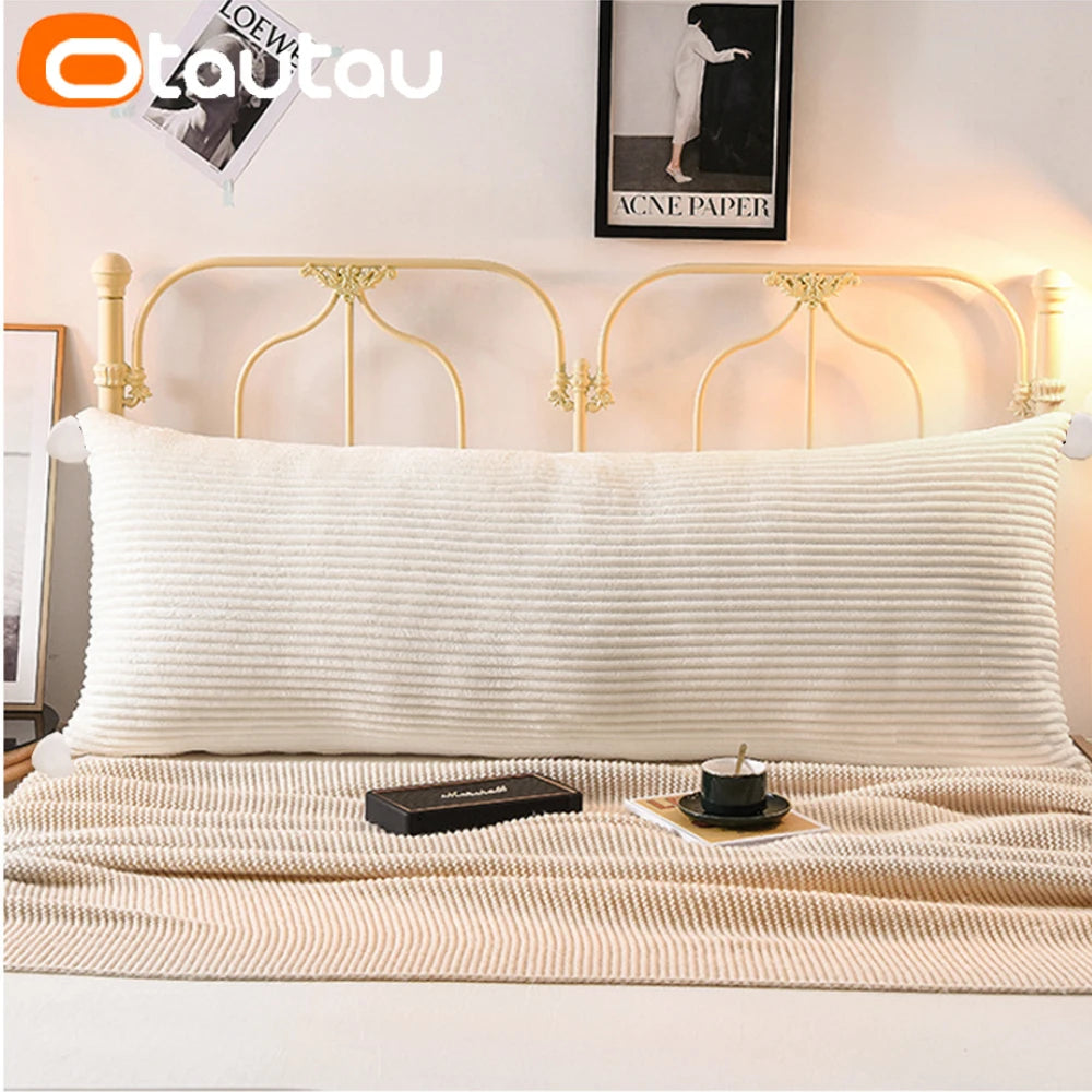 taies d'oreiller rayures beige simple décoratives maison hospitalière couverture 100x50cm 120x50cm 150x50cm 180x50cm 200x50cmwashablezipper