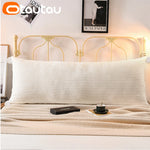 taies d'oreiller rayures beige simple décoratives maison hospitalière couverture 100x50cm 120x50cm 150x50cm 180x50cm 200x50cmwashablezipper