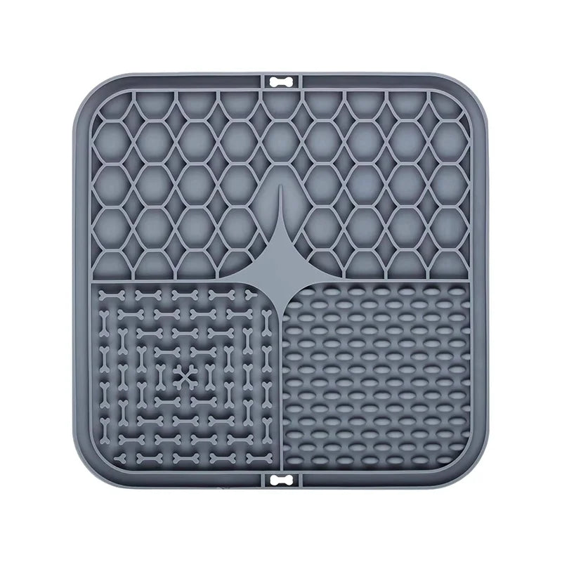 tapis nourriture silicone anti glisse anti etouffement bleu violet vert gris orange moderne slow