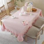 nappe table rose blanche gris rayures horizontales noël action grâce printemps été autonomne
