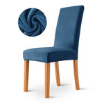 housse chaise velours polyester moderne camel opaque simple mariage banquet chaise plage fauteuil