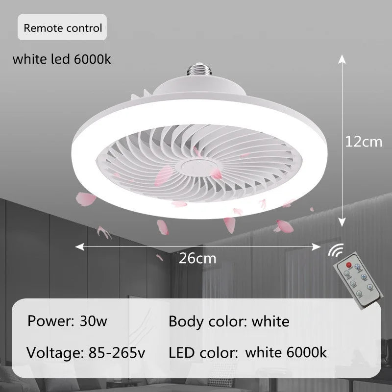 ventilateur lampe led blanc moderne grille radial télécommandeflux lumineux 249 2000 tension 120v 240v
