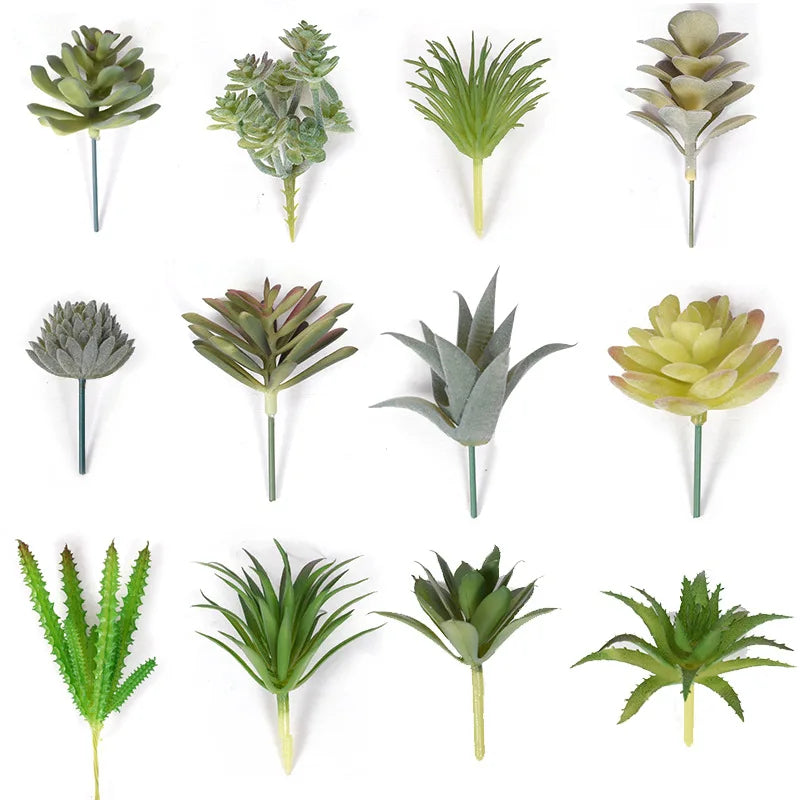 plante succulente artificielle pot céramique blanc décoration intérieur moderne petite plante verte décorative