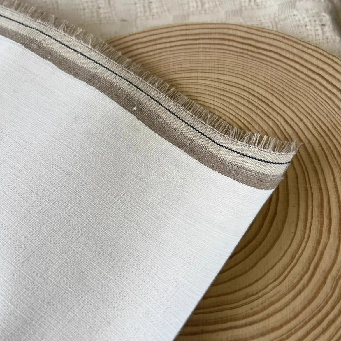 toile peinte rouleau lin texture fine medium peinture huile naturelle rustique 1.45m large