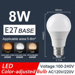 ampoule led 8w 24w e27 b22 blanc moderne flux lumineux 500 999 lumens