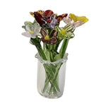 bouquet fleurs artificiel rose vert violet blanc rouge minimaliste maison