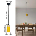 Lampes suspendues modernes minimalistes bois clair blanc noir câble ampoule tension 90 260V flux