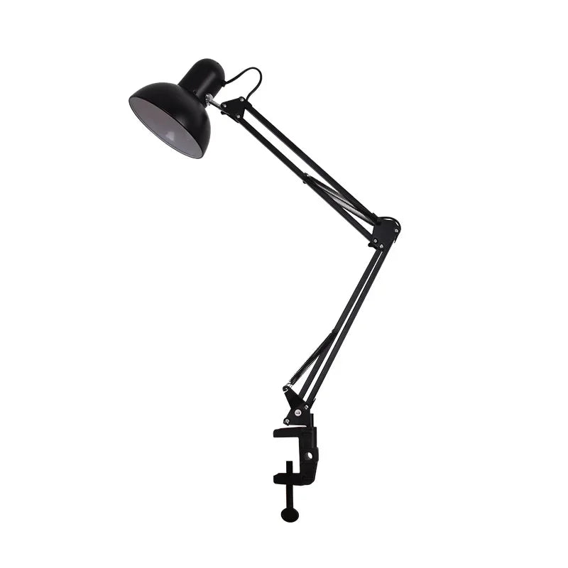 lampe led moderne réglable clip noir table lecture travail étude