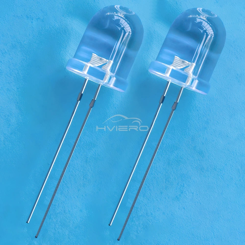 Diodes led bleu vert rouge jaune blanc rose violet orange 10mm ultra lumineuses modernes