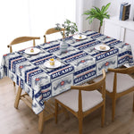 nappe table bleu marine logo ricard moderne imperméable résistance taches 66x183cm