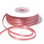 rubans satinés 3mm rouge blanc rose violet noir vert jaune bleu clair classiques opaques