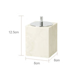 ensemble salle bain marbre blanc doré plateau distributeur savon accessoires