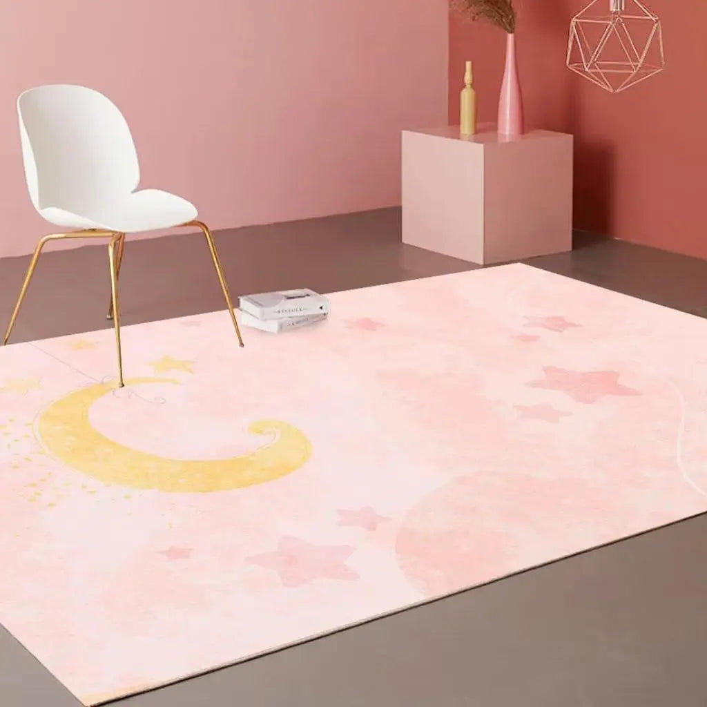 Un espace de travail moderne avec des éléments de couleur rose et des accessoires décoratifs, offrant un environnement épuré et inspirant.