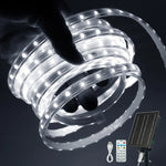 ruban led solaire multicolore moderne clips panneau solaire télécommande 15m 20m 30m