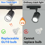 ampoules led gu10 blanc chaud sans scintillement 5w moderne ac85265v