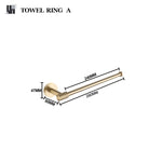 accessoires salle bain doré porte savon porte serviette barre verticale barre horizontale porte verre