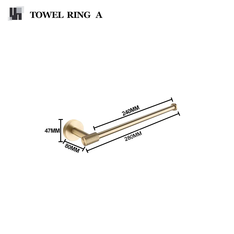 accessoires salle bain doré porte savon porte serviette barre verticale barre horizontale porte verre