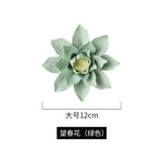 décoration murale fleur céramique moderne vert rose blanc violet feuilles adhésif salon chambre