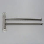 porte serviettes pliables acier inoxydable moderne vis fixations murales salle bain cuisine.storage hanger rack