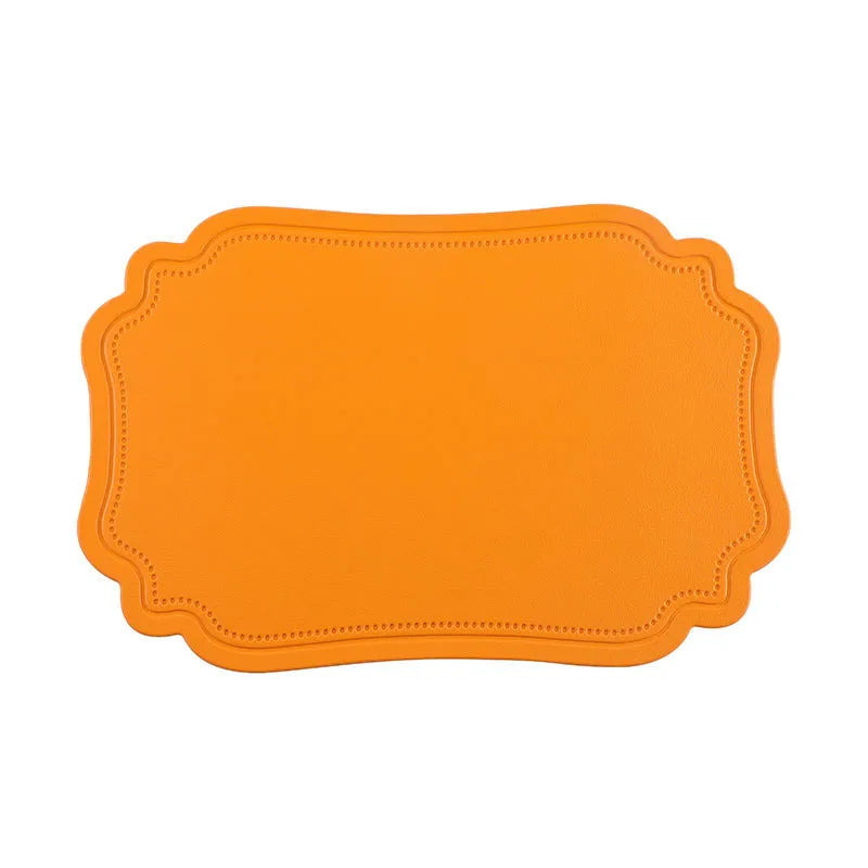 tapis table rectangulaire polyester motif points décoration cuisine salle manger classique