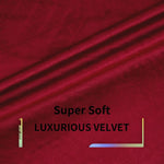 rideau velours rouge bordeaux solide moderne opaque 100 polyester salon