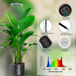 lampe croissance plante led réglable 160cm usb alimentation 7w 35lumière blanc 23jaune 8rouge 4bleu