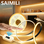 ruban led flexible blanc chaud 320 led contrôleur usb câble variateur intensité détecteur mouvement